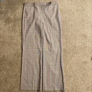 Magaschoni brown Plaid Wool Trousers 6